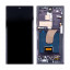 Дисплей для Samsung Galaxy S23 Ultra (S918B) модуль с рамкой Черный - (OLED) (Full Size)
