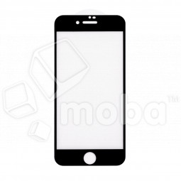 Защитное стекло "Матовое" для iPhone 7/8/SE (2020)/SE (2022) Черный (Закалённое, полное покрытие)