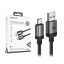 Кабель USB - Type-C Acefast C20-04 (3A, оплетка нейлон, 1.2 м) Черный
