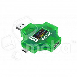 Тестер зарядного устройства Relife XA1 (многофункциональный 12 в 1, USB - USB/Type-C/Micro)