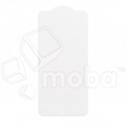 Защитное стекло "Матовое" для iPhone 7/8/SE (2020) Белый (Закалённое, полное покрытие)