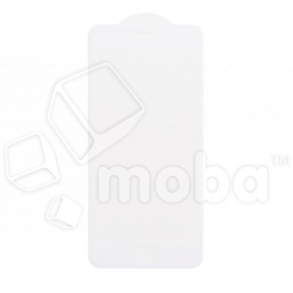 Защитное стекло "Матовое" для iPhone 7/8/SE (2020) Белый (Закалённое, полное покрытие)