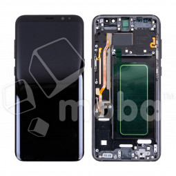 Дисплей для Samsung Galaxy S8+ (G955F) модуль с рамкой Черный - (OLED)