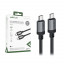 Кабель Type-C - Type-C Acefast C20-03 (3A, 60W, PD, оплетка нейлон, 1.2 м) Черный