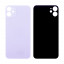Задняя крышка для iPhone 11 (A2221) Фиолетовый (стекло, широкий вырез под камеру, логотип)