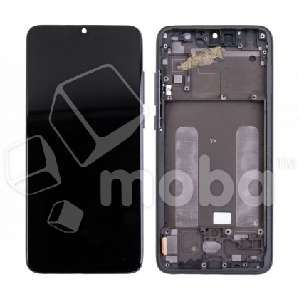 Дисплей для Xiaomi Mi 9 Lite (M1904F3BG) модуль с рамкой Черный - OR
