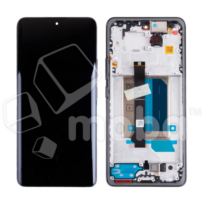 Дисплей для Xiaomi Redmi Note 14 Pro+ 5G (24115RA8EG) модуль с рамкой Черный - OR (SP)