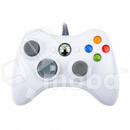 Геймпад для Xbox 360 (проводной) Белый