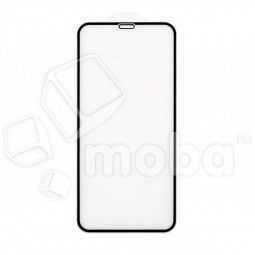 Защитное стекло "Матовое" для iPhone X/Xs/11 Pro Черный (Закалённое, полное покрытие)