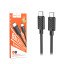 Кабель Type-C - Type-C Hoco X88 (5A, 60W, 2 м) Черный
