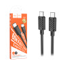 Кабель Type-C - Type-C Hoco X88 (5A, 60W, 2 м) Черный