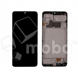Дисплей для Samsung Galaxy M32 (M325F) модуль с рамкой Черный - OR (SP)