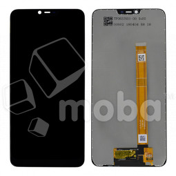 Дисплей для OPPO A3s/A5 (CPH1803/CPH1809) в сборе с тачскрином Черный - Оптима