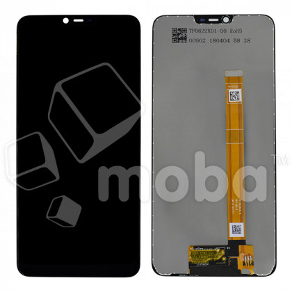 Дисплей для OPPO A3s/A5 (CPH1803/CPH1809) в сборе с тачскрином Черный - Оптима
