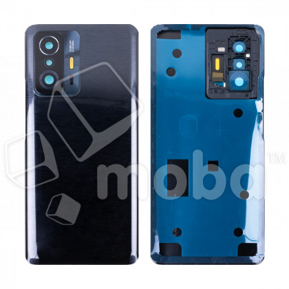 Задняя крышка для Xiaomi 11T/11T Pro (21081111RG/2107113SG) Черный - Премиум