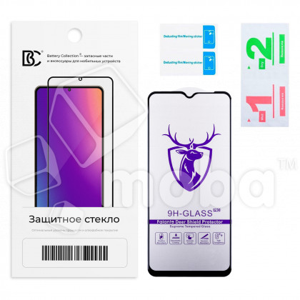 Защитное стекло "Премиум" для Realme C30/C30s/Narzo 50i Prime Черный