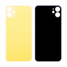 Задняя крышка для iPhone 11 (A2221) Желтый (стекло, широкий вырез под камеру, логотип)