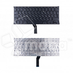 Клавиатура для ноутбука MacBook Air 13" A1369/A1466 (2011-2017, Г-образный Enter RU) Черный
