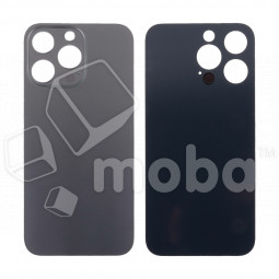 Задняя крышка для iPhone 13 Pro (A2640) Серый (стекло, узкий вырез под камеру, логотип) - Премиум