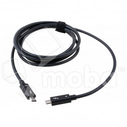 Кабель Type-C - Type-C Thunderbolt 4 (100W, PD, 2 м) (тех.упак.) Черный