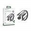 Кабель Type-C - 3 в 1 (Type-C + Type-C + Беспроводная зарядка 15W) Acefast C6-11 (3A, 100W, оплетка нейлон, 1,2 м) Черный