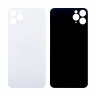 Задняя крышка для iPhone 11 Pro Max (A2218) Белый (стекло, широкий вырез под камеру, логотип)