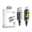 Кабель USB - Type-C Acefast C21-04 (3A, оплетка нейлон, 1.2 м) Черный