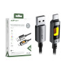 Кабель USB - Type-C Acefast C21-04 (3A, оплетка нейлон, 1.2 м) Черный