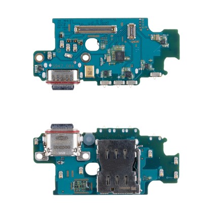 Шлейф для Samsung Galaxy S26+ (S947B) плата на системный разъем/разъем SIM/микрофон - Премиум