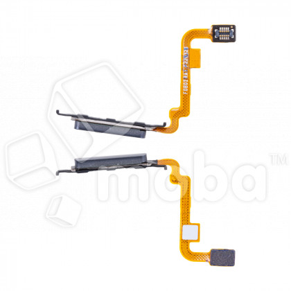 Шлейф для Xiaomi Poco M5s (2207117BPG) сканер отпечатка пальцев Черный