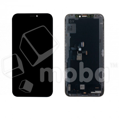 Дисплей для iPhone Xs в сборе с тачскрином Черный - (Hard OLED)