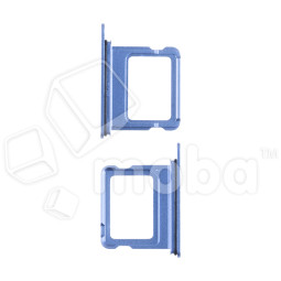 Держатель SIM для iPhone 16/16 Plus (1 Sim) (A3287/A3286/A3290/A3289) Голубой