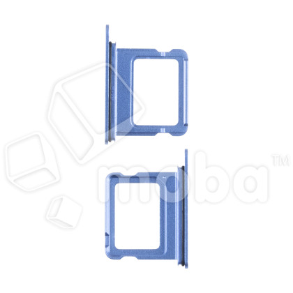 Держатель SIM для iPhone 16/16 Plus (1 Sim) (A3287/A3286/A3290/A3289) Голубой