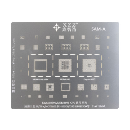 BGA трафарет XZZ Exynos 8895 для Samsung S8/S8+/Note 8