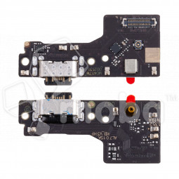 Шлейф для Xiaomi Poco M6 4G/Redmi 13 4G (2404APC5FG/24040RN64Y) плата системный разъем/микрофон