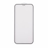 Защитное стекло "Матовое" для iPhone 12 Pro Max Черный (Закалённое, полное покрытие)