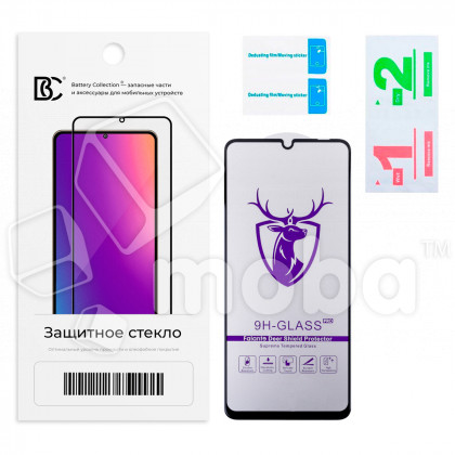 Защитное стекло "Премиум" для Huawei Nova Y70/Y70 Plus/Y71/Y72/Y72S/Y63/Honor X7 Черный