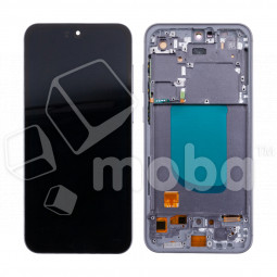 Дисплей для Samsung Galaxy S23 FE (S711B) модуль с рамкой Черный - (OLED) (Full Size)