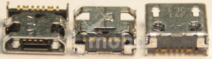 Разъем MicroUSB для Samsung Galaxy S6810/C3592/E1272/E2202/S3332/S3802/S5280/S5282/S7390/S7710