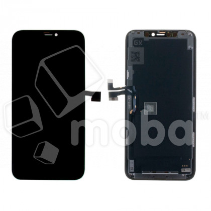 Дисплей для iPhone 11 Pro (A2215) в сборе с тачскрином Черный - (Hard OLED) (площадка под IC)