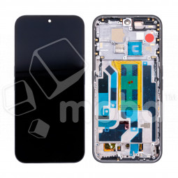 Дисплей для Nothing Phone 2a (A142) модуль с рамкой Черный - OR