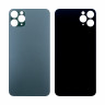 Задняя крышка для iPhone 11 Pro Max (A2218) Темно-зеленый (стекло, широкий вырез под камеру, логотип)