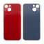 Задняя крышка для iPhone 13 (A2635) Красный (стекло, узкий вырез под камеру, логотип) - Премиум