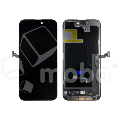 Дисплей для iPhone 14 Pro Max (A2895) в сборе с тачскрином Черный - (Hard OLED) Стандарт (площадка под IC)