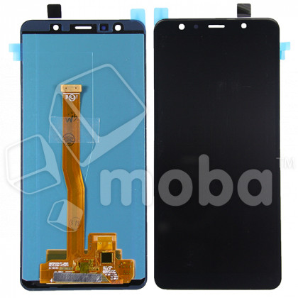Дисплей для Samsung Galaxy A7 2018 (A750F) в сборе с тачскрином Черный - (OLED)