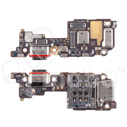 Шлейф для Vivo X200 (V2415) плата на системный разъем/разъем SIM/микрофон - Премиум