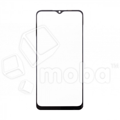 Стекло для переклейки Realme C21Y/C25Y (RMX3263/RMX3269) в сборе с OCA пленкой Черный - OR (Mitsubishi)