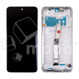 Дисплей для Xiaomi Redmi Note 9S/9 Pro (M2003J6A1G/M2003J6B2G) модуль с рамкой Серебро - OR