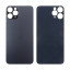 Задняя крышка для iPhone 11 Pro (A2215) Серый (стекло, широкий вырез под камеру, логотип)