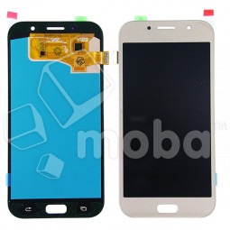 Дисплей для Samsung Galaxy A7 2017 (A720F) в сборе с тачскрином Золото - (OLED)